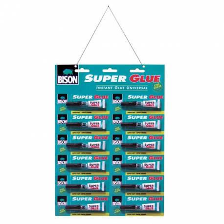 SUPER GLUE BISON 12x3 gr(2 ml)