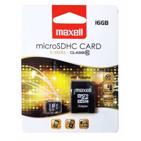 CARD MICRO SD 16GB + ADAPTOR CLASA 10