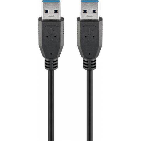 CABLU USB 3.0A TATA-TATA 3m NEGRU