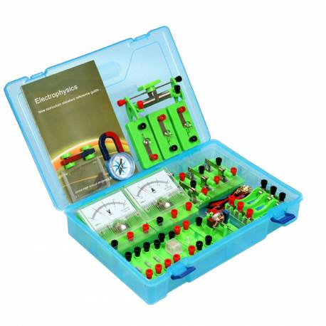 KIT EDUCATIONAL 2 - CIRCUITE ELECTRICE SI MAGNETISM, 45 PIESE