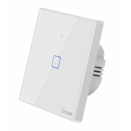 Sonoff TX T2 EU 1C 1-gangsmart WiFi + RF wall touchlight switch (white, with frame)