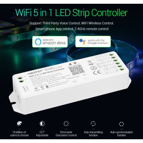 CONTROLLER LED DC12/24V WIFI 5IN1 SYNERGY 21