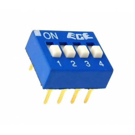 DIP SWITCH 4 CT