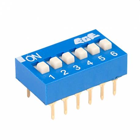 DIP SWITCH 6 CT
