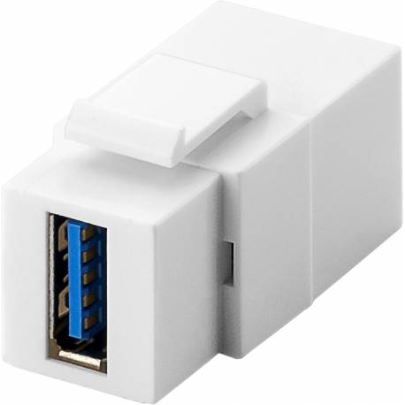 CONECTOR TIP KEYSTONE, CU MUFA USB 3.0, 2 xUSB 3.0 MAMA